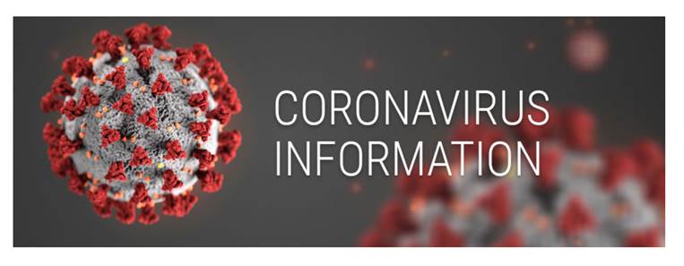 Corona Virus banner link to update