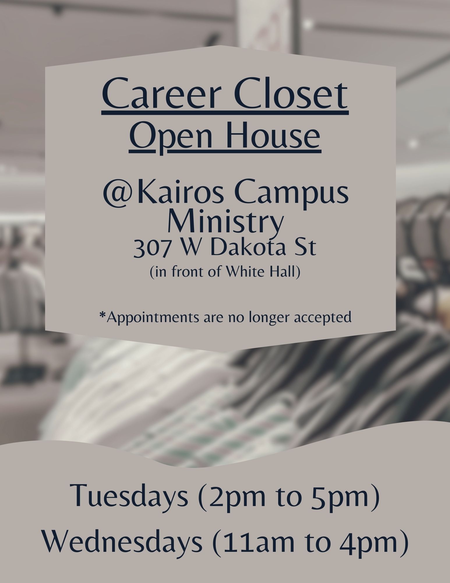 Career Closet Open House
